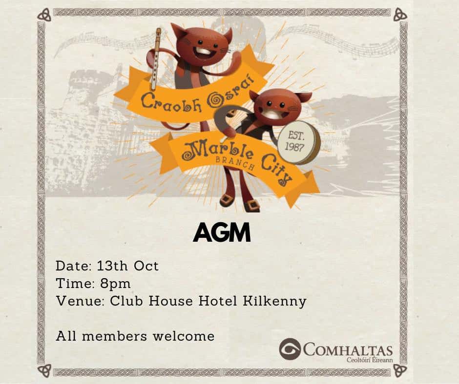 Reminder for our members our AGM is this Friday night in the Club House Hotel. Reminder for our members our AGM is this Friday night in the Club House Hotel.
